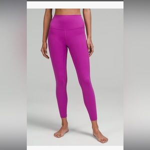 lululemon Align™ Pant 25" *Pockets VPLM 6
Color: Vivid Plum 
Size: 6